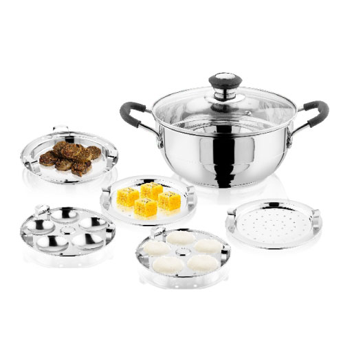 MINI MULTI KADAI Glass Lid - 5 in 1